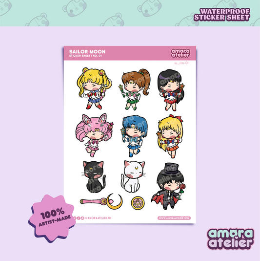 Sticker Sheet | Sailor Moon | No. 1