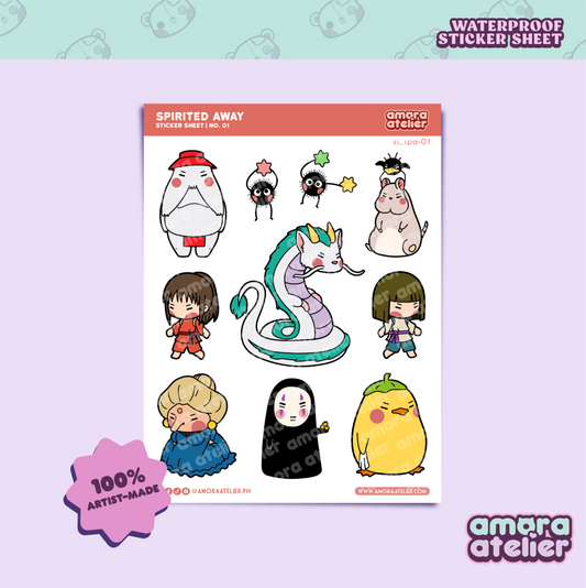 Sticker Sheet | Studio Ghibli's Spirited Away | No. 1